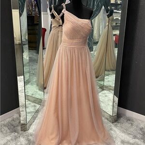 Christina Wu 22646 One-Shoulder Gown